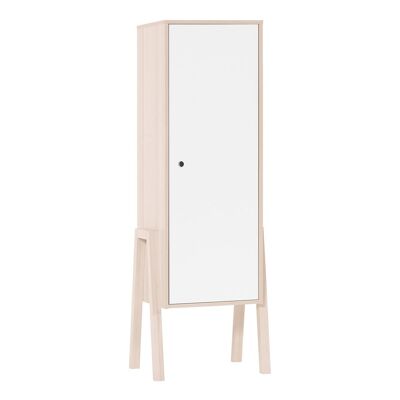 Armoire 1 porte 3 étagères intérieures - SPOT