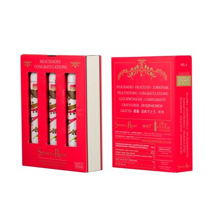 GIFT case "CONGRATULATIONS" of 3 bottles of 100 ml