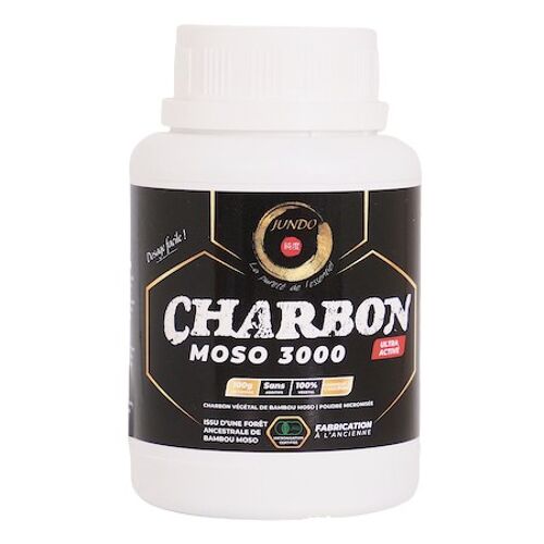 Charbon végétal ultra activé Moso 3000