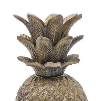 Ananas - Décoration - Métal - Laiton Antique Brillant - Hauteur 28.5cm 2