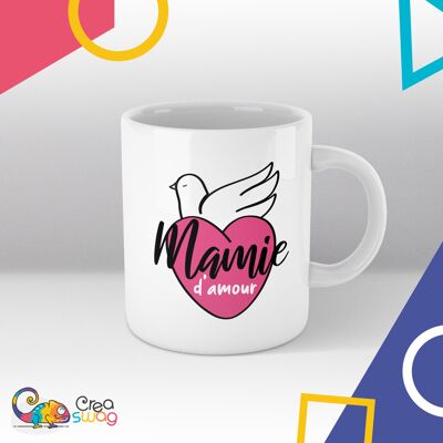 Mug blanc Mamie D'amour