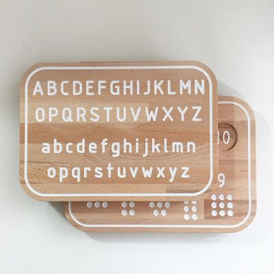 Simone the Montessori Wooden Tracing Board - Alphabet Version