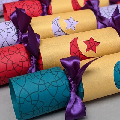 Eid Mubarak Crackers 6er-Box – Modellierballons + Origami