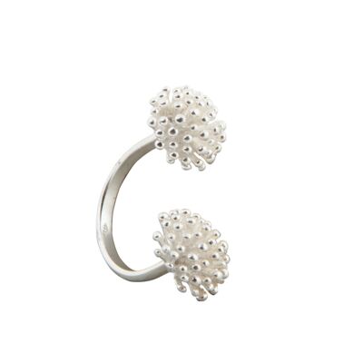 Double anemone ring