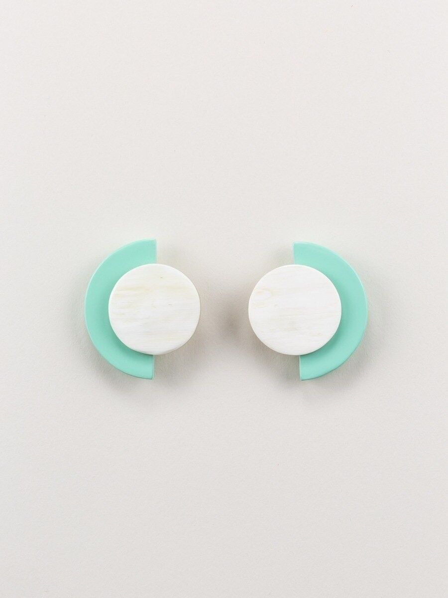Orecchini terrazza menta