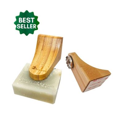 Bamboo soap holder