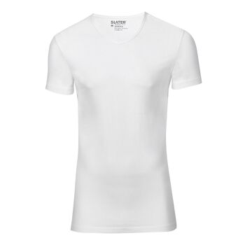 T-shirt 6900 Stretch extra long V Hals (+7cm) 2