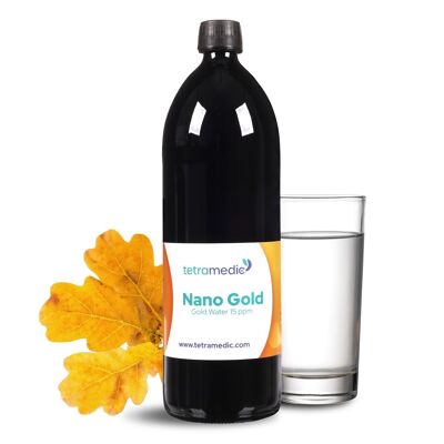 Nano-Gold | Kolloidales Gold (15 ppm) – 1000 ml