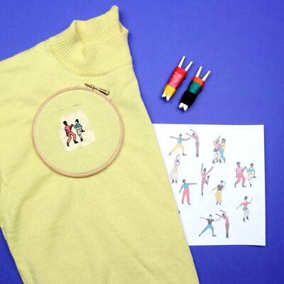 Dance Fever Embroidery Kit
