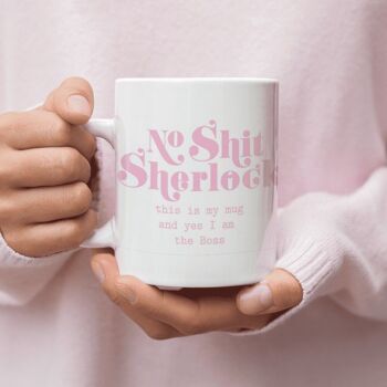 Mug No Shit Sherlock Boss 5