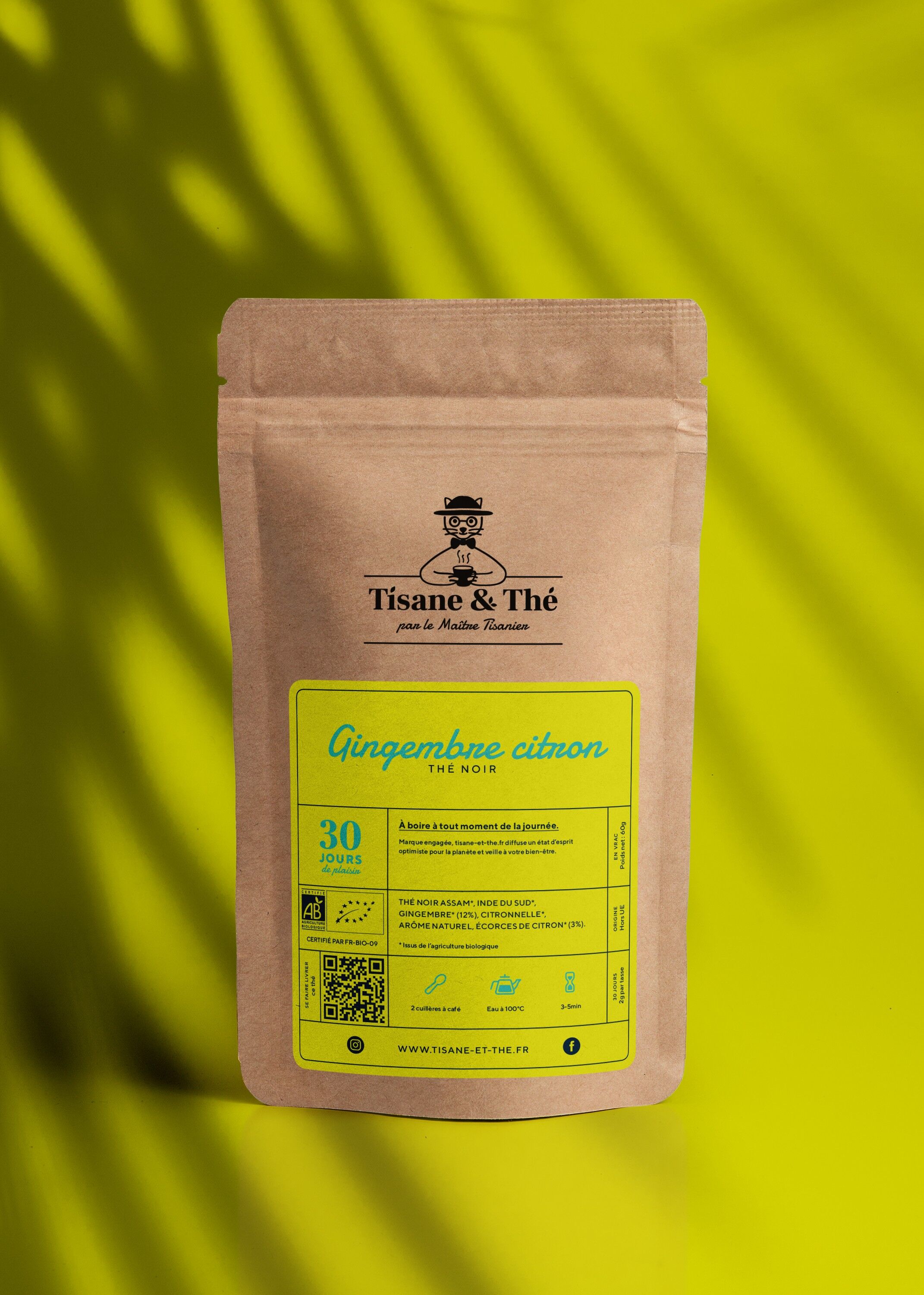 Bio "Ingwer-Zitrone" Kräutertee & Tee