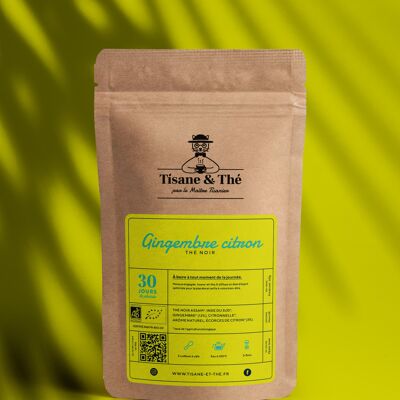 Tisane & Thé "Gingembre-Citron" Bio