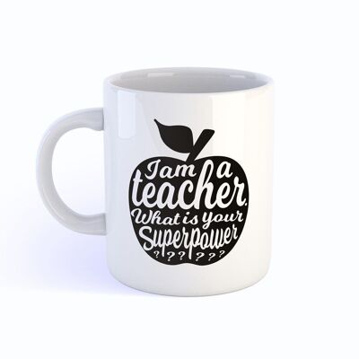 Mug I am a Teacher noir