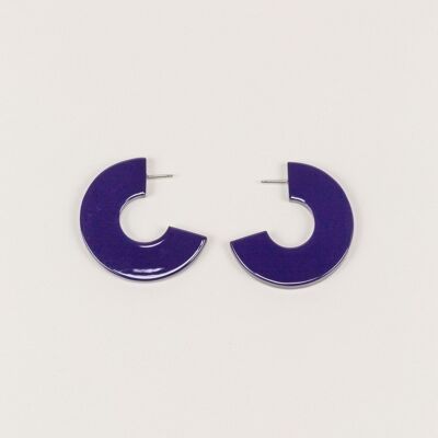 Ondes purple earrings