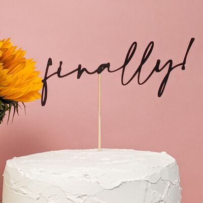 Finally! Wedding Cake Topper