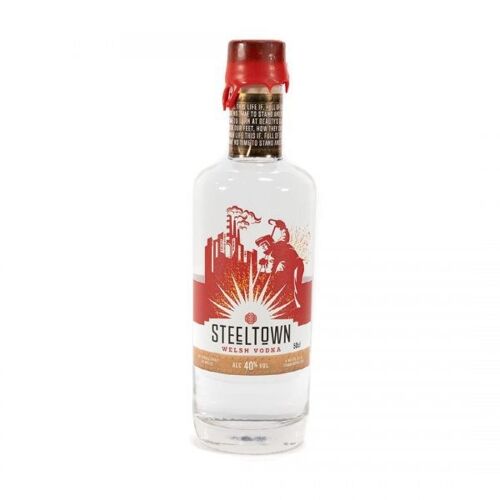Steeltown Welsh Vodka , 50cl