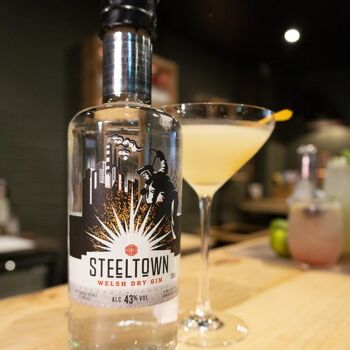 Steeltown Welsh Dry Gin , 5cl 2