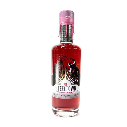 Steeltown Welsh Blueberry Gin , 20cl