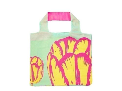 Foldable Shopper, Tulip Pop Green