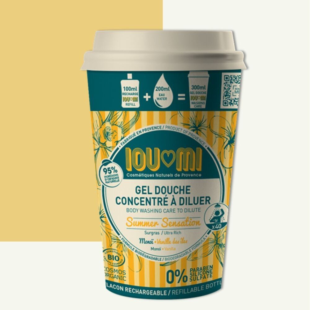 Buy wholesale Refillable shower gel to dilute Island vanilla / Monoi