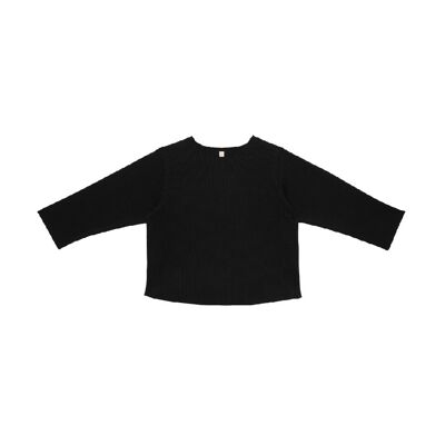 Rib sweatshirt black