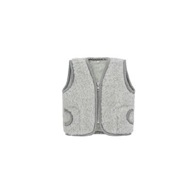 Wool vest grey