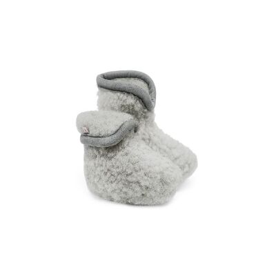 Wool booties grey