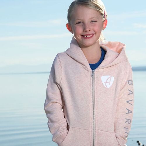 Kinder Kapuzenjacke Bio-Baumwolle | CS Rose White