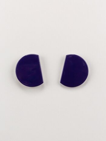 Boucles d'oreilles Rayon violet 1