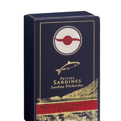 Sardinen in nativem Olivenöl extra und Paprika