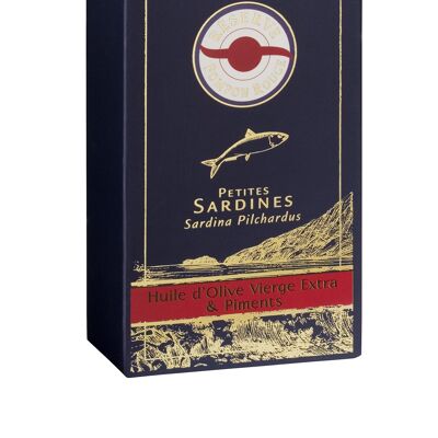 Sardinen in nativem Olivenöl extra und Paprika