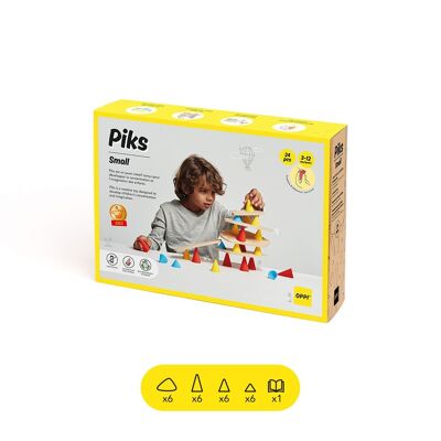 Jouet de construction éducatif en bois - Piks® Small Kit