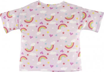 Pyjama fille -Rainbow, en rose 3