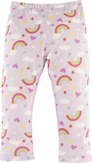 Pyjama fille -Rainbow, en rose 4