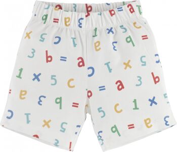 Pyjama garçon -Math, en blanc 4