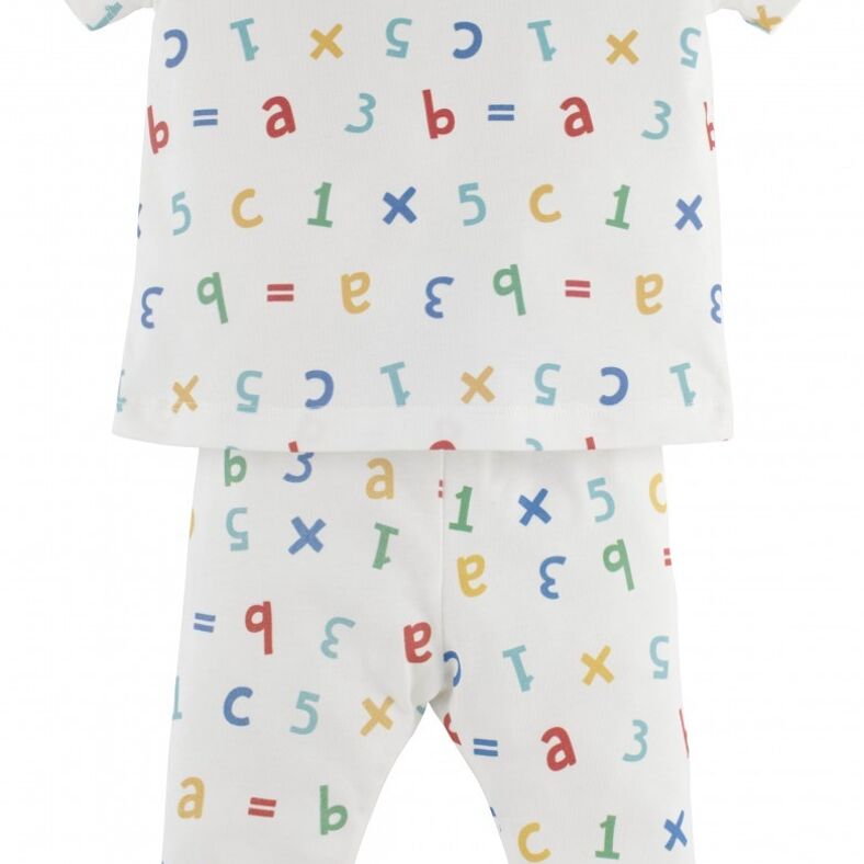 Pyjama bébé garçon en coton avec dentelle et nœud - Grossiste et Fournisseur