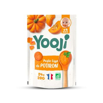 Purée lisse de Potiron Bio, à partir de 4 mois 1