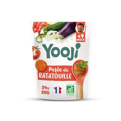 Purée de Ratatouille bio, aux petits morceaux fondants, à partir de 9 mois