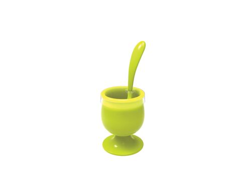 classic egg cup & spoon 2-pc set  - I