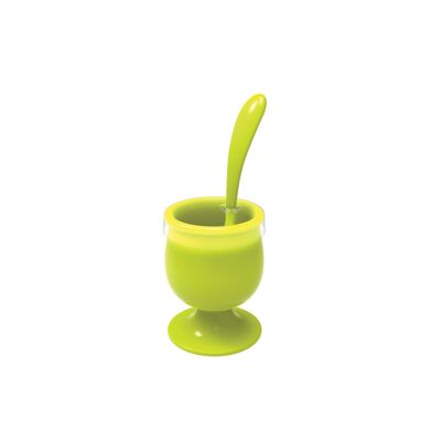 classic egg cup & spoon 2-pc set  - I
