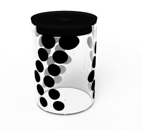 dot dot glass canister 0,9 lt