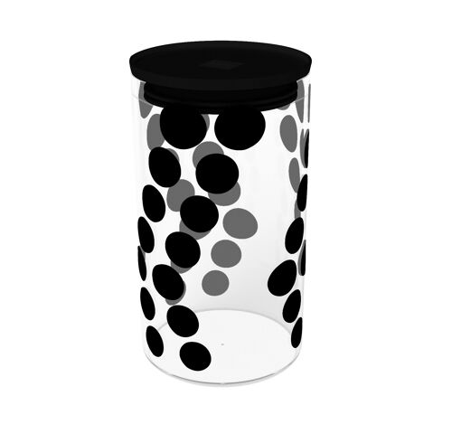 dot dot glass canister 1,1 lt