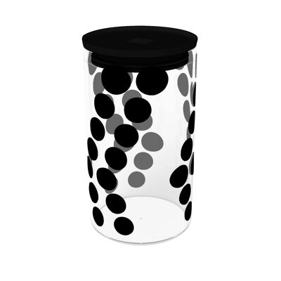 dot dot glass canister 1,1 lt