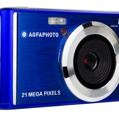AGFA PHOTO Realishot DC5200 - Cámara Digital Compacta (21 MP, LCD 2.4’’, Zoom Digital 8x, Batería de Litio) Azul
