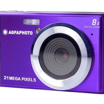 AGFA PHOTO Realishot DC5200 - Cámara digital
Compacto (21 MP, LCD de 2,4’’, zoom digital de 8x, batería
Litio) Púrpura