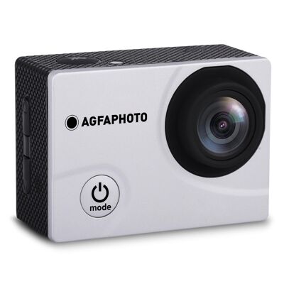 AGFA PHOTO Realimove AC5000 – Action-Kamera
30 m wasserdicht digital (True 720P, 2,0-Zoll-LCD-Bildschirm,
Lithiumbatterie, 12 Zubehörteile enthalten, WiFi) Grau