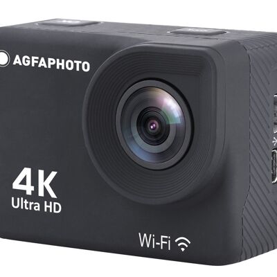 AGFA PHOTO
Realimove AC9000 – Action Camera
 Waterproof Digital 30m (True 4K, EIS Anti-Shake, Angle
 170°, 2.0’’ LCD screen, 18 Accessories included, Wifi) Black