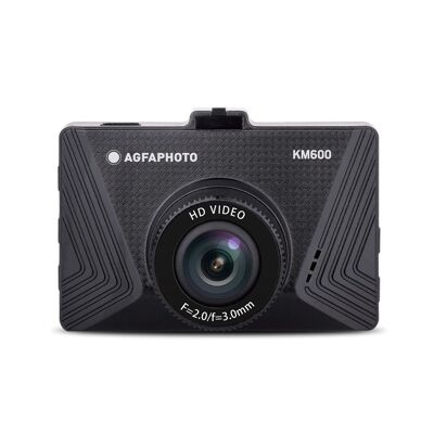AGFA PHOTO Foto Realimove KM600 - Cámara
Coche a bordo/cámara de salpicadero (720P, pantalla de 2'',
Grabación en bucle, detección de movimiento,
Monitoreo de estacionamiento) Negro