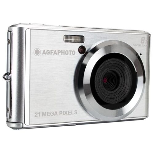 "AGFA PHOTO Realishot DC5200 - 

Appareil Photo Numérique Compact 
(21 MP, 2.4’’ LCD, Zoom Digital 8x, Batterie Lithium) Silver
"