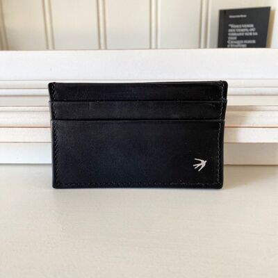 Olivier Leather Card Holder - Black